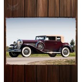 Металлическая табличка Duesenberg SJ 272 2293 Convertible Victoria by Rollston